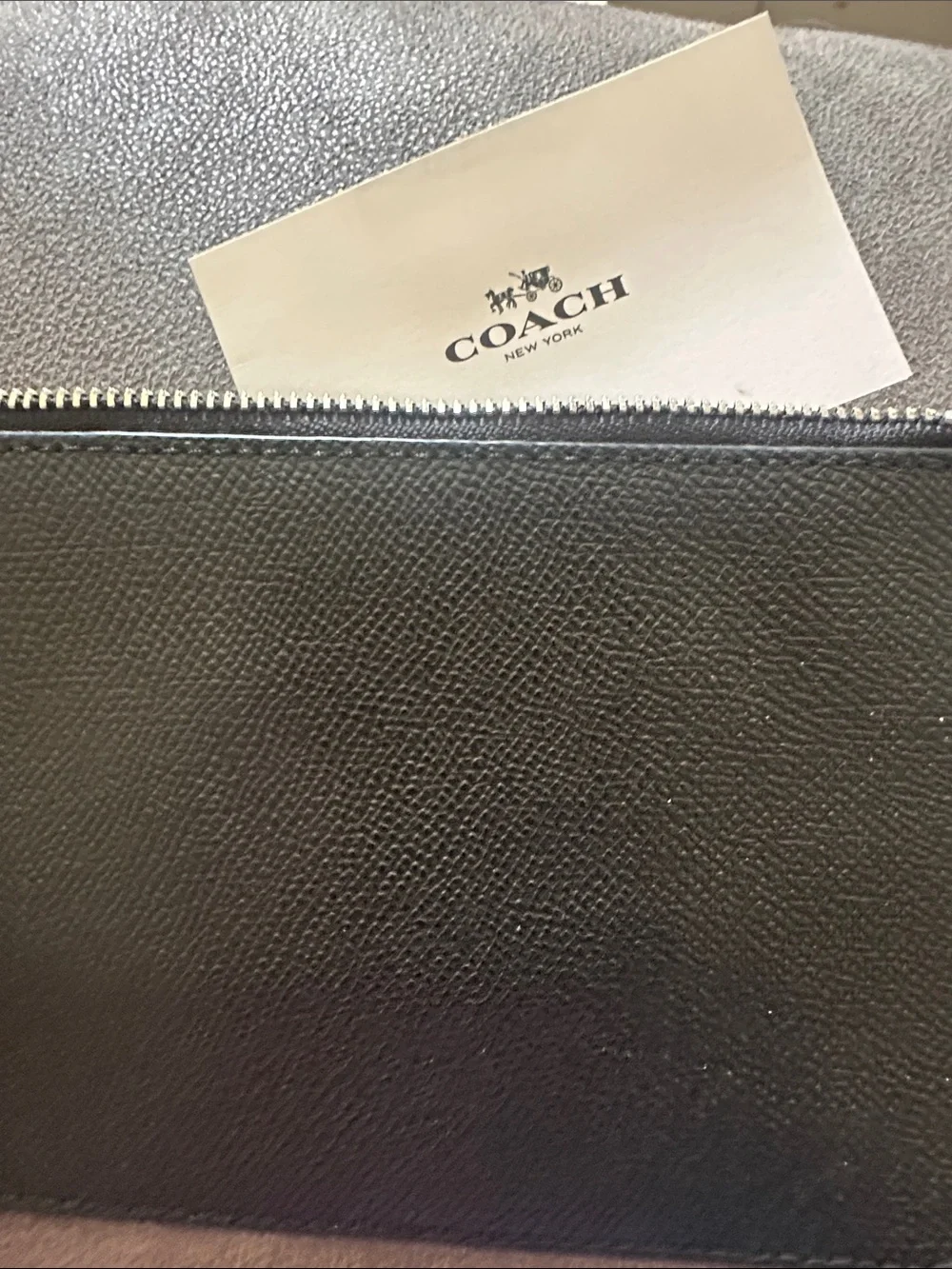 Coach Black Star Glitter Wristlet